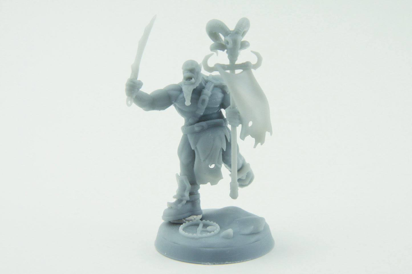 Orc Bannerman Miniature | RPG Minis | Ork Mini | DND | D&D | RPG | Tabletop Gaming | From Roleplaying Miniatures