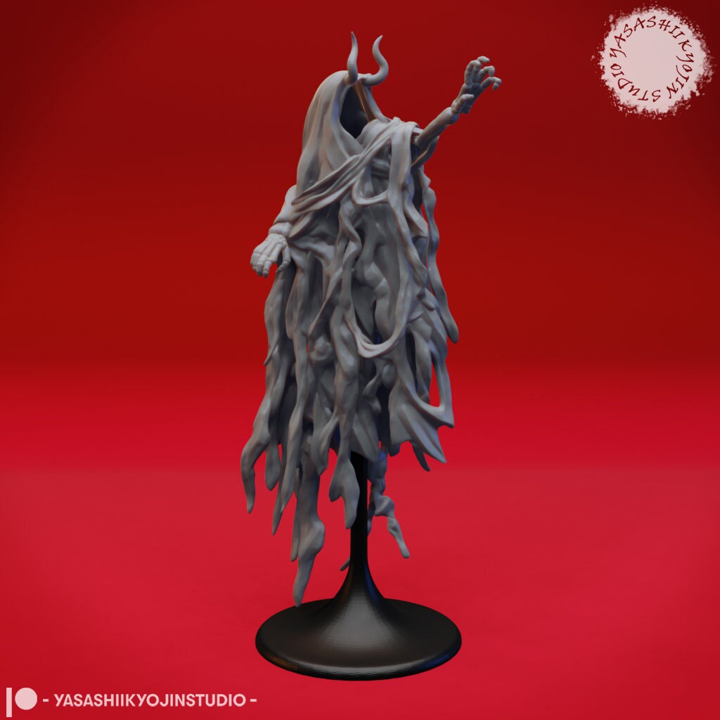 Wraith Miniature | RPG Minis | D&D | DND | RPG | Tabletop Gaming | From Yasashii Kyojin Studios