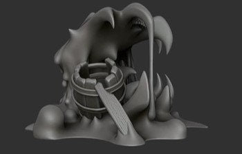 Gelatinous Cube Miniature | RPG Minis | DND | D&D | RPG | Tabletop Gaming | From Roleplaying Miniatures