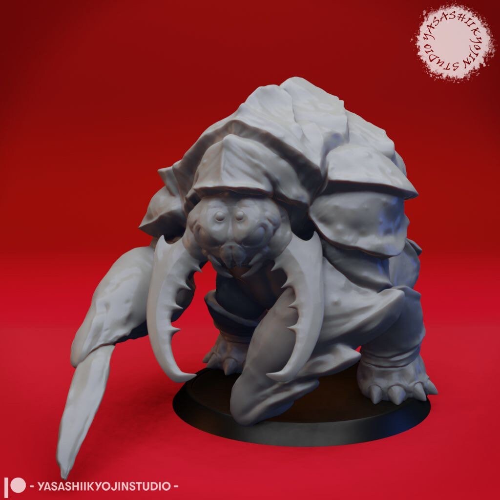 Umber Hulk Miniature | RPG Minis | D&D | DND | RPG | Tabletop Gaming | From Yasashii Kyojin Studios