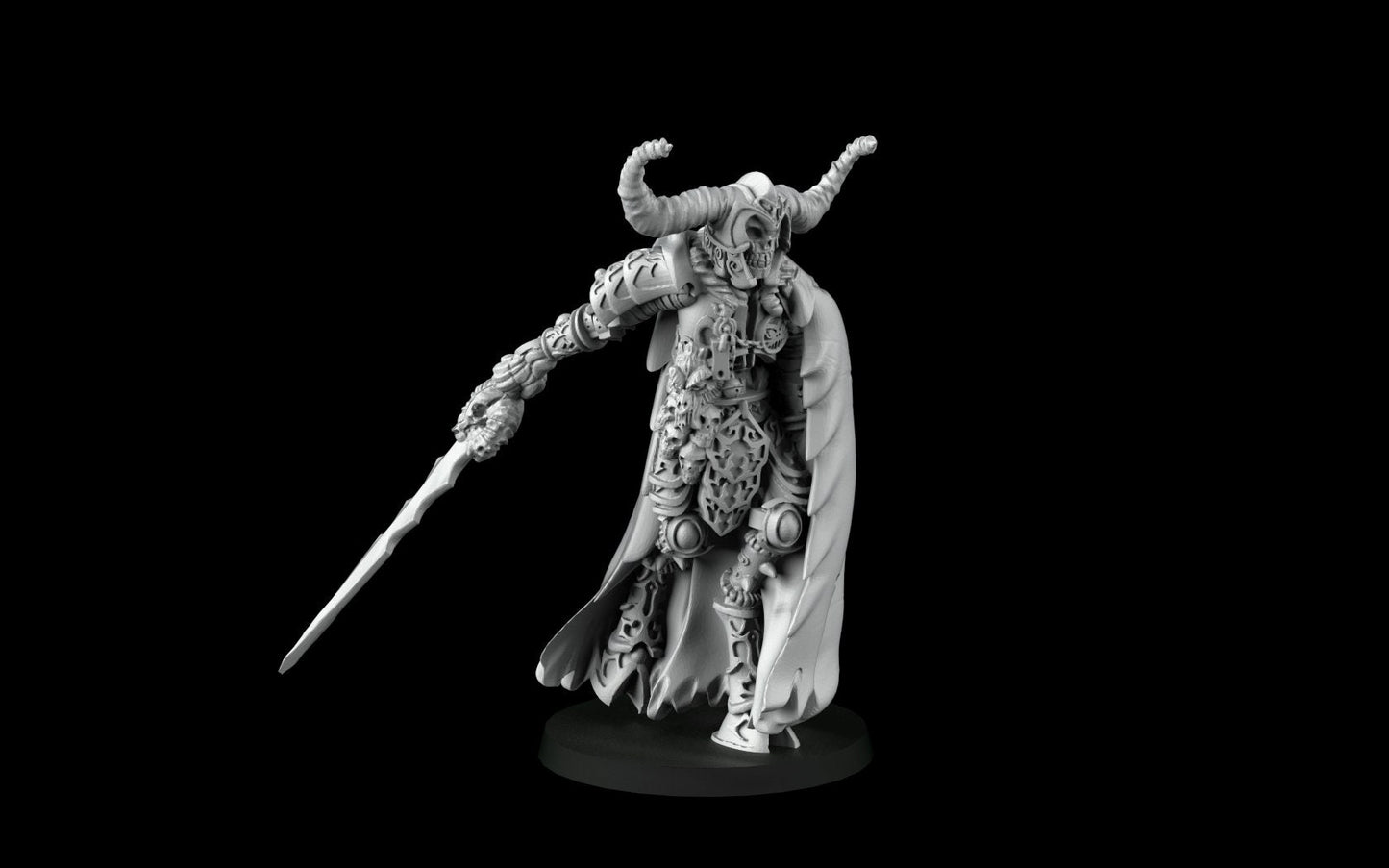 Undead Warrior Miniatures - 4 Versions | RPG Minis | D&D | DND | RPG | Tabletop Gaming | From Cross Lances