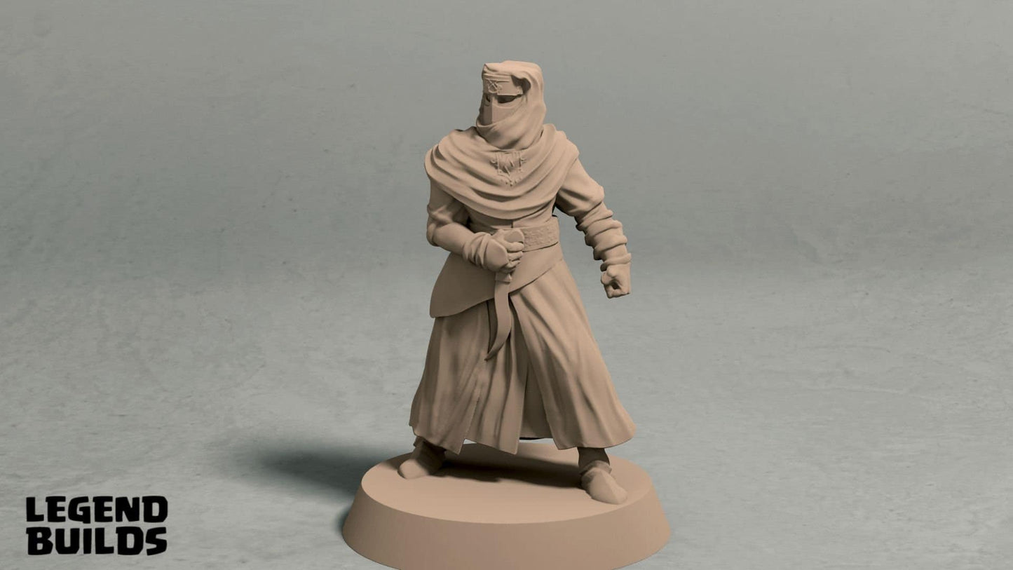 Daggers - Desert Cultists/City Guard Miniatures | RPG Minis | D&D | DND | RPG | Tabletop Gaming | From LegendBuilds