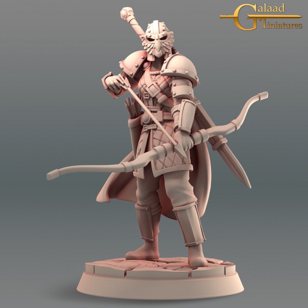 Eagle Knight Miniatures - 4 versions | RPG Minis | D&D | DND | RPG | Tabletop Gaming | From Galaad Miniatures