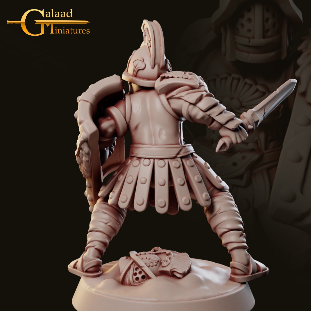 Male Barbarian Miniature | RPG Minis | D&D | DND | RPG | Tabletop Gaming | From Galaad Miniatures