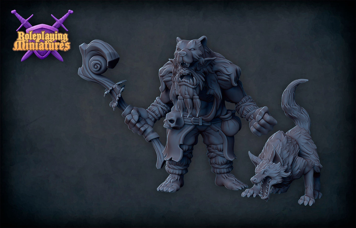 Bugbear Tribe Miniatures | RPG Minis | DND | D&D | RPG | Tabletop Gaming | From Roleplaying Miniatures