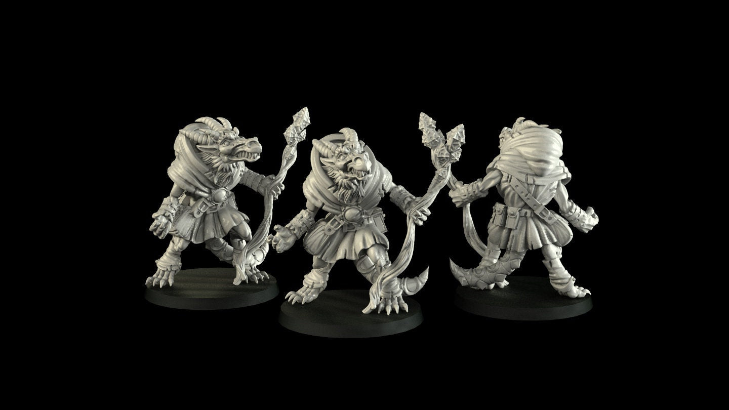 Kobold Miniatures - 3 Variations | RPG Minis | D&D | DND | RPG | Tabletop Gaming | From Cross Lances