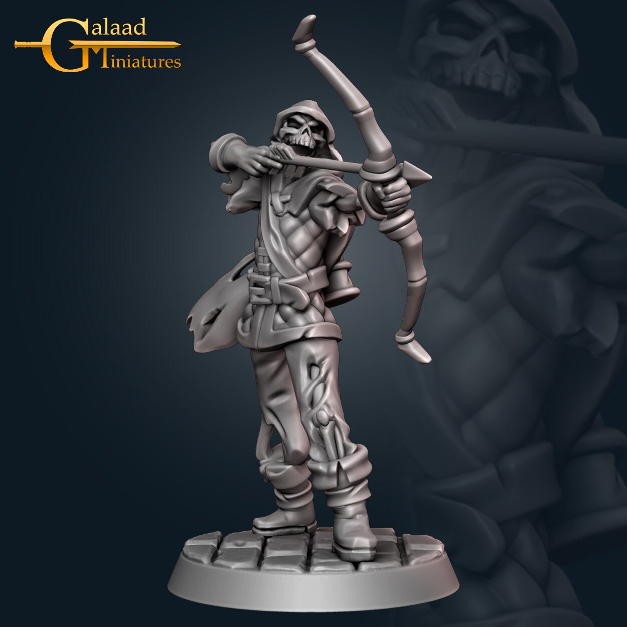 Northern Skeleton Miniatures - 7 Variations | RPG Minis | D&D | DND | RPG | Tabletop Gaming | From Galaad Miniatures