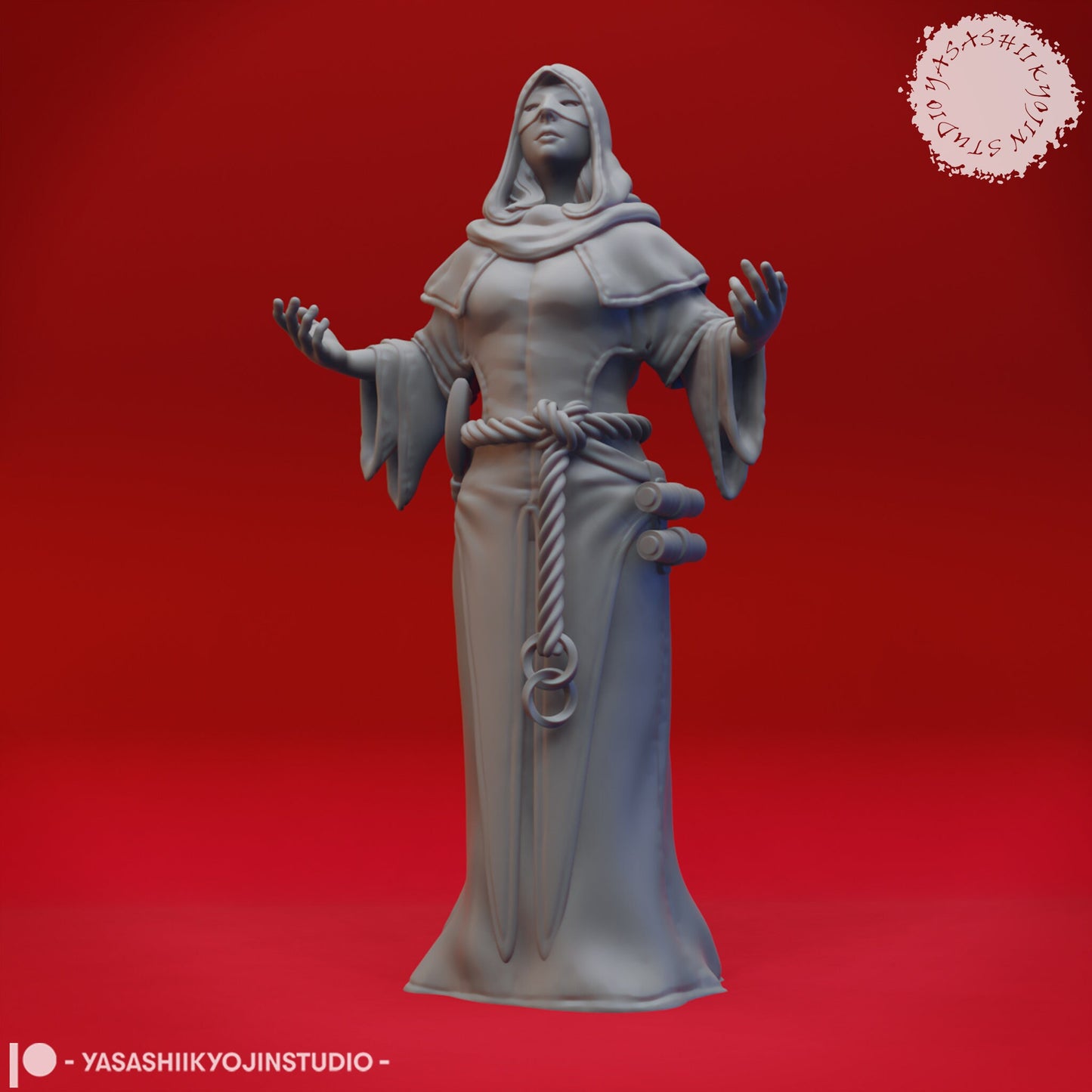 Cultist Miniatures (4 Variations) | RPG Minis | D&D | DND | RPG | Tabletop Gaming | From Yasashii Kyojin Studio