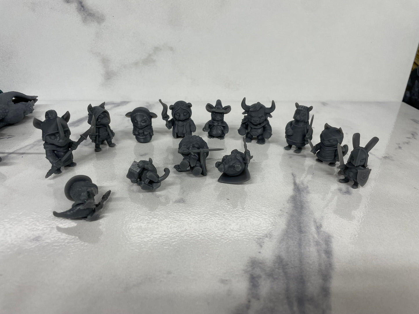 Llamafolk Fighter Miniature | D&D Llama Miniature | DnD Llama | RPG Alpaca | DND Fighter Miniature | RPG Paladin | Barbarian Miniature