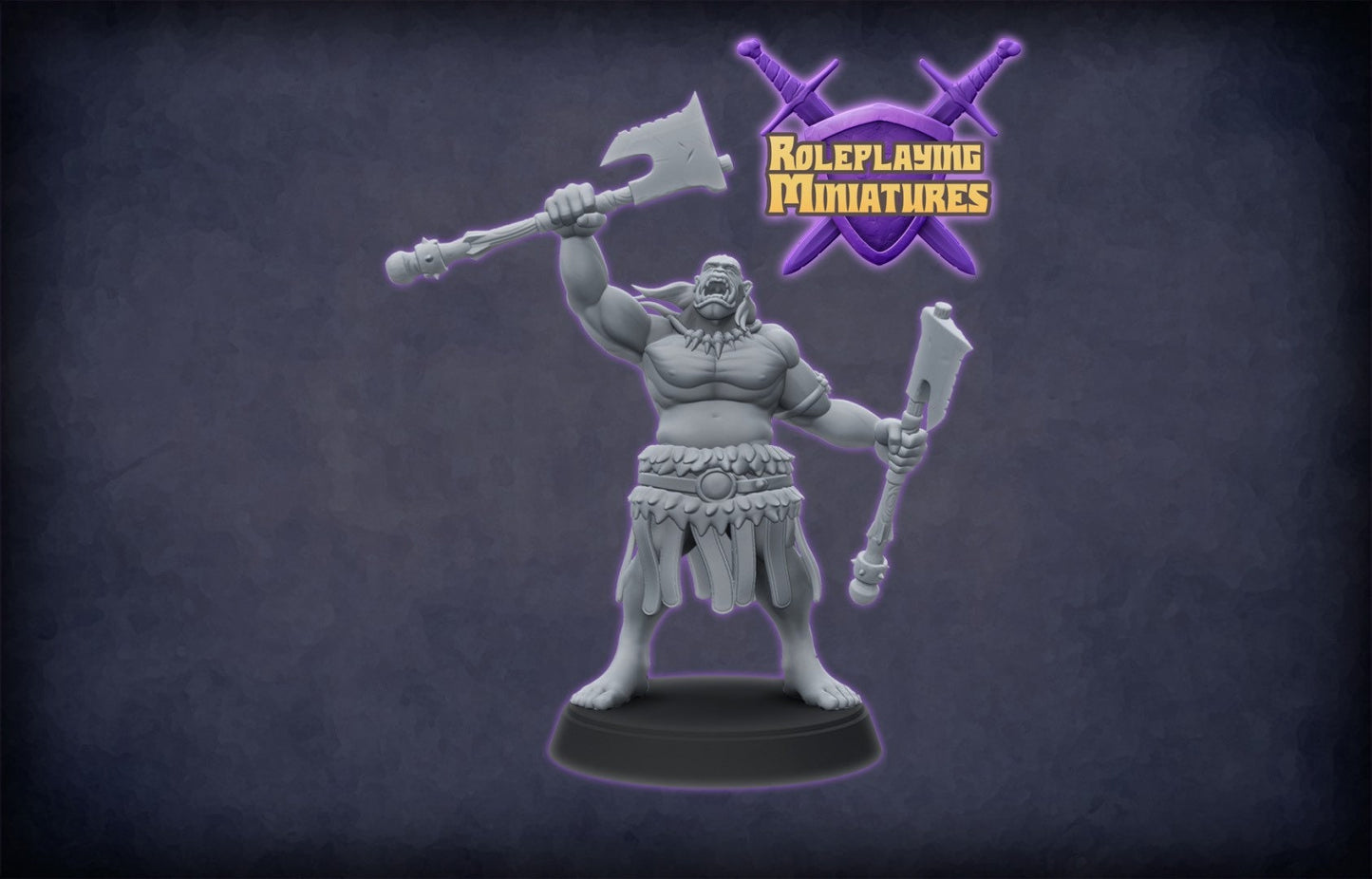 Orc Warrior Miniature  | RPG Minis | Ork Mini | DND | D&D | RPG | Tabletop Gaming |  From Roleplaying Miniatures