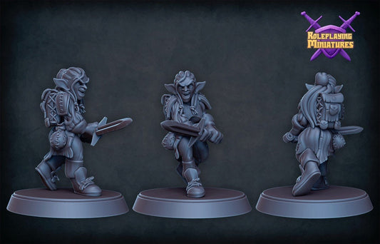 Gnome Fighter Miniature  | RPG Minis | DND | D&D | RPG | Tabletop Gaming |  From Roleplaying Miniatures