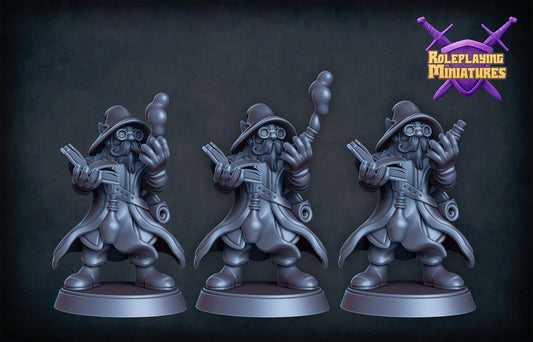 Gnome Alchemist Miniature  | RPG Minis | DND | D&D | RPG | Tabletop Gaming |  From Roleplaying Miniatures
