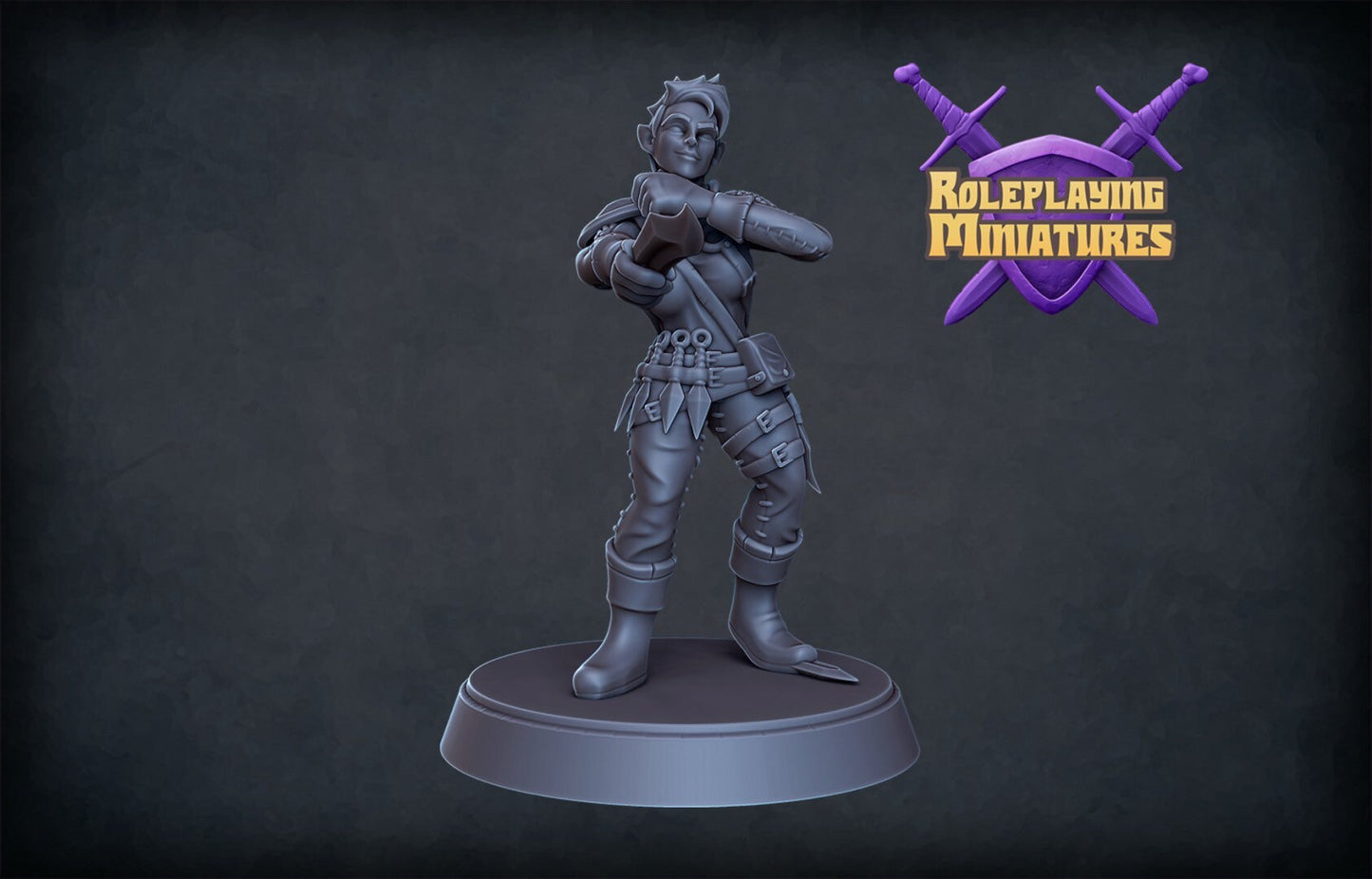 Rogue Assassin Miniature  | RPG Minis | DND | D&D | RPG | Tabletop Gaming |  From Roleplaying Miniatures