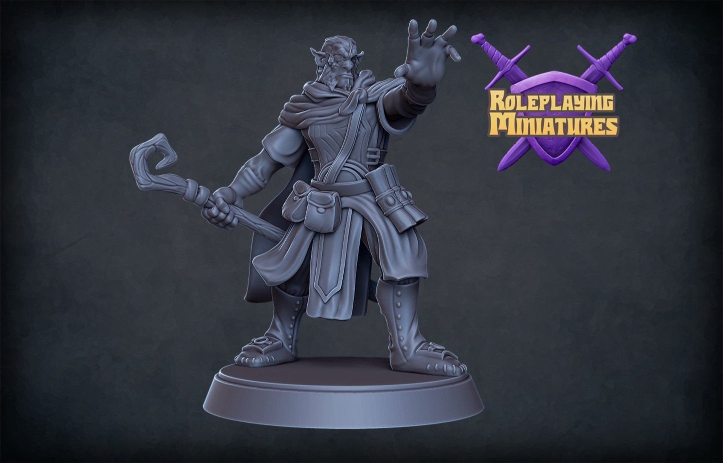 Hobgoblin Sorcerer Miniature  | RPG Minis | DND | D&D | RPG | Tabletop Gaming |  From Roleplaying Miniatures