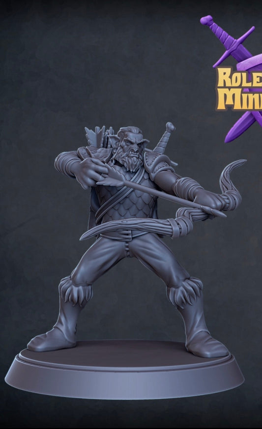 Hobgoblin Archer Miniature  | RPG Minis | DND | D&D | RPG | Tabletop Gaming |  From Roleplaying Miniatures