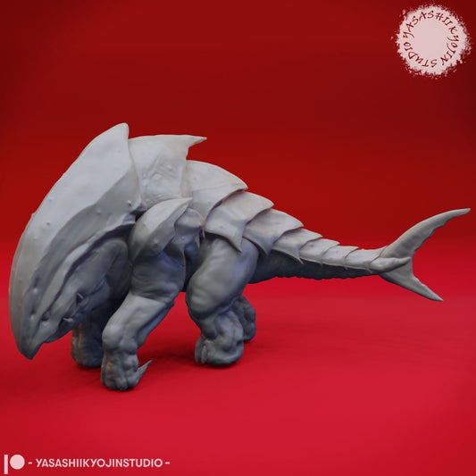 Bulette Miniature  | RPG Minis | D&D | DND | RPG | Tabletop Gaming |  From Yasashii Kyojin Studios