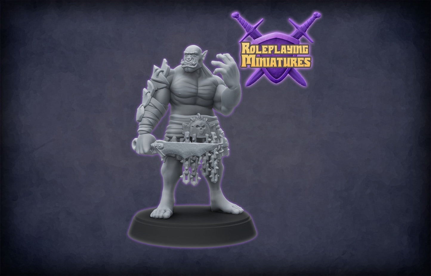 Orc Soldier Miniature  | RPG Minis | Ork Mini | DND | D&D | RPG | Tabletop Gaming |  From Roleplaying Miniatures