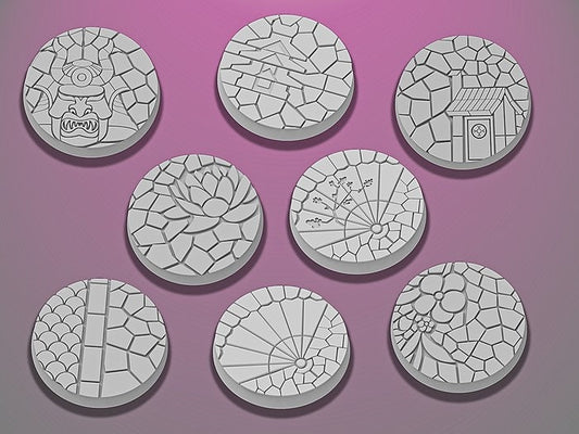 30mm Temple Bases | Miniature Bases | D&D  | RPG | Tabletop Gaming |  From BasicAid