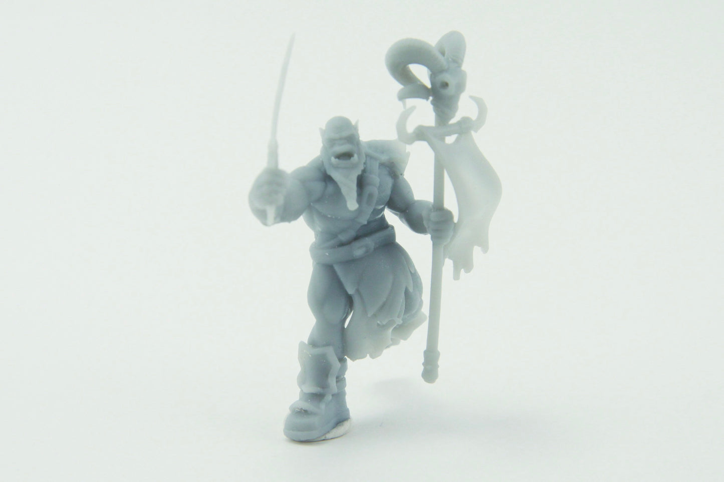 Orc Bannerman Miniature  | RPG Minis | Ork Mini | DND | D&D | RPG | Tabletop Gaming |  From Roleplaying Miniatures