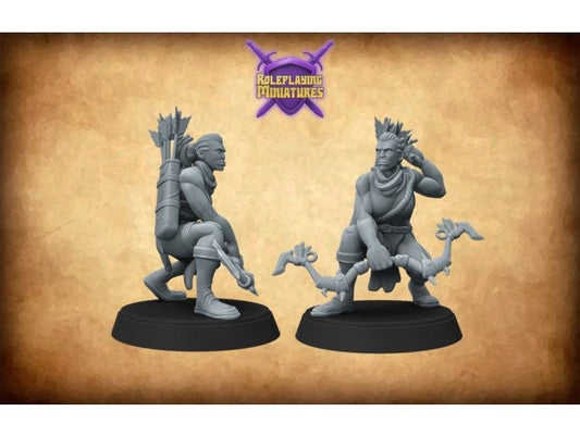 Orc Archer Miniature  | RPG Minis | Ork Mini | DND | D&D | RPG | Tabletop Gaming |  From Roleplaying Miniatures