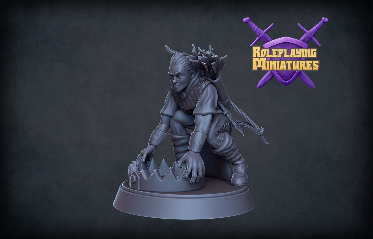 Trapper Bandit Miniature  | RPG Minis | DND | D&D | RPG | Tabletop Gaming |  From Roleplaying Miniatures