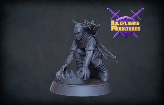 Trapper Bandit Miniature  | RPG Minis | DND | D&D | RPG | Tabletop Gaming |  From Roleplaying Miniatures