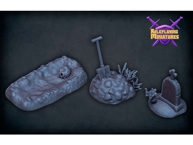 Graveyard Scatter  | RPG Minis | DND | D&D | RPG | Tabletop Gaming |  From Roleplaying Miniatures