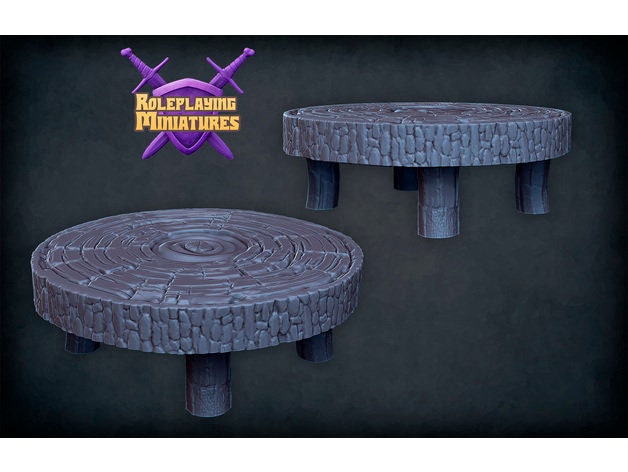 Round Table Scatter  | RPG Minis | DND | D&D | RPG | Tabletop Gaming |  From Roleplaying Miniatures