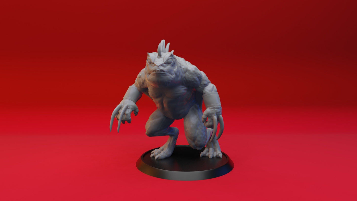 Slaad Miniatures  | RPG Minis | D&D | DND | RPG | Tabletop Gaming |  From Yasashii Kyojin Studios