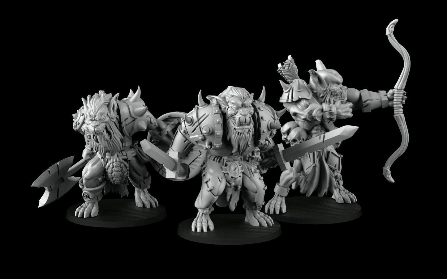 Bugbear Miniatures - 3 Versions  | RPG Minis | D&D | DND | RPG | Tabletop Gaming |  From Cross Lances
