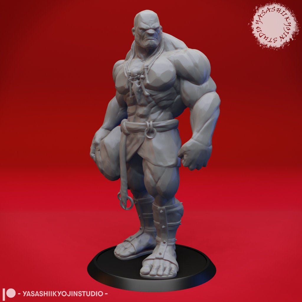 Stone Giant Miniature  | RPG Minis | D&D | DND | RPG | Tabletop Gaming |  From Yasashii Kyojin Studios
