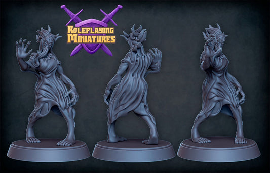 Disfigured Ghoul Miniature with Base  | RPG Minis | DND | D&D | RPG | Tabletop Gaming |  From Roleplaying Miniatures