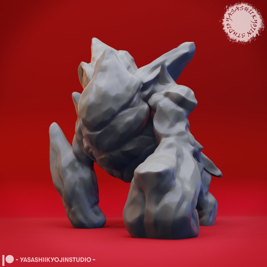 Elemental Golem Miniature  | RPG Minis | D&D | DND | RPG | Tabletop Gaming |  From Yasashii Kyojin Studios