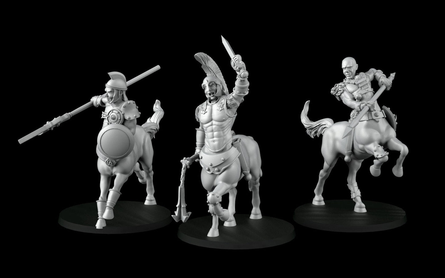 Centaur Miniatures - 3 Versions  | RPG Minis | D&D | DND | RPG | Tabletop Gaming |  From Cross Lances