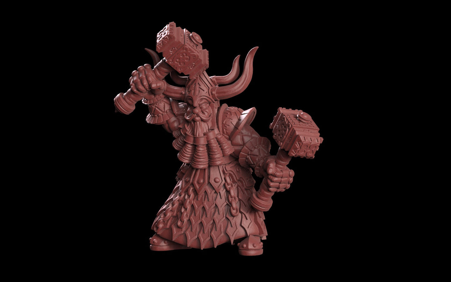 Dwarf Miniatures - 4 Versions  | RPG Minis | D&D | DND | RPG | Tabletop Gaming |  From Cross Lances