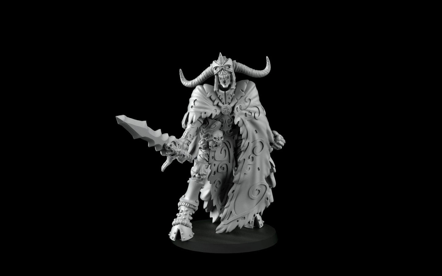 Undead Warrior Miniatures - 4 Versions  | RPG Minis | D&D | DND | RPG | Tabletop Gaming |  From Cross Lances