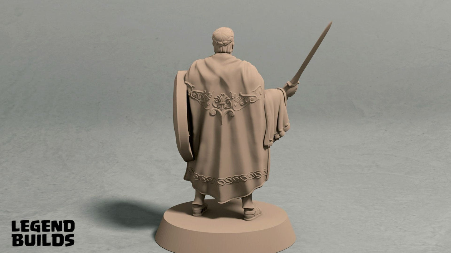 Male Human Fighter/Noble Miniature  | RPG Minis | D&D | DND | RPG | Tabletop Gaming |  From LegendBuilds