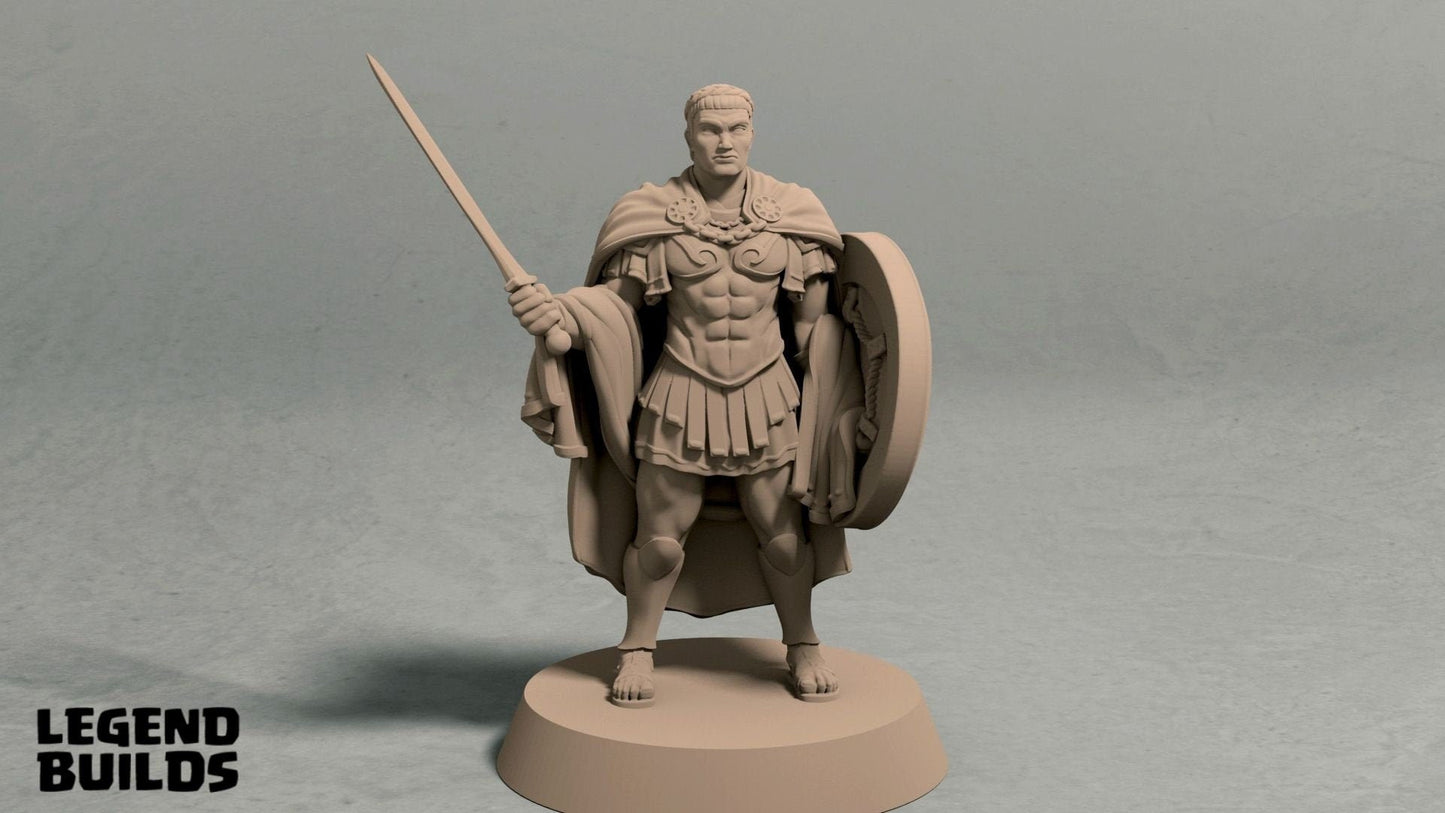 Male Human Fighter/Noble Miniature  | RPG Minis | D&D | DND | RPG | Tabletop Gaming |  From LegendBuilds