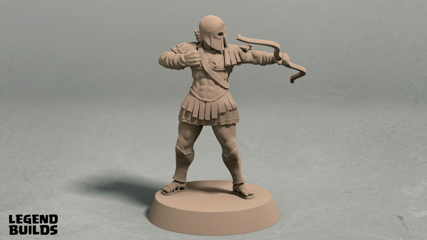 Archers - City Guard/Roman Legionnaires Miniatures  | RPG Minis | D&D | DND | RPG | Tabletop Gaming |  From LegendBuilds