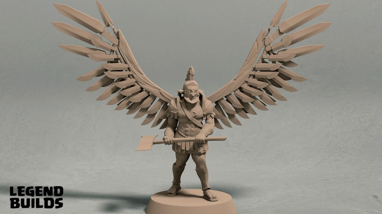 Aasimar Paladin Miniature  | RPG Minis | D&D | DND | RPG | Tabletop Gaming |  From LegendBuilds
