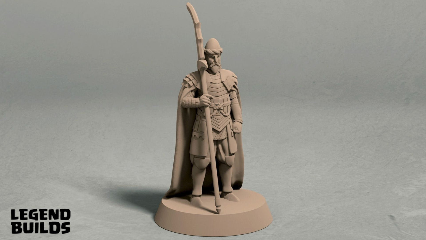 Male Wizard/Warlock/Sorcerer Miniature  | RPG Minis | D&D | DND | RPG | Tabletop Gaming |  From LegendBuilds