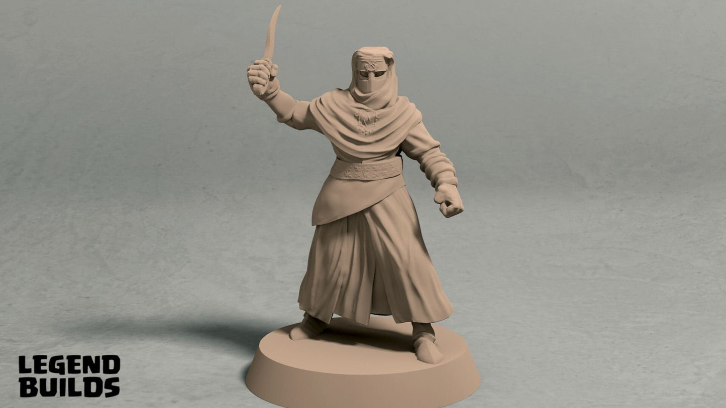 Daggers - Desert Cultists/City Guard Miniatures  | RPG Minis | D&D | DND | RPG | Tabletop Gaming |  From LegendBuilds