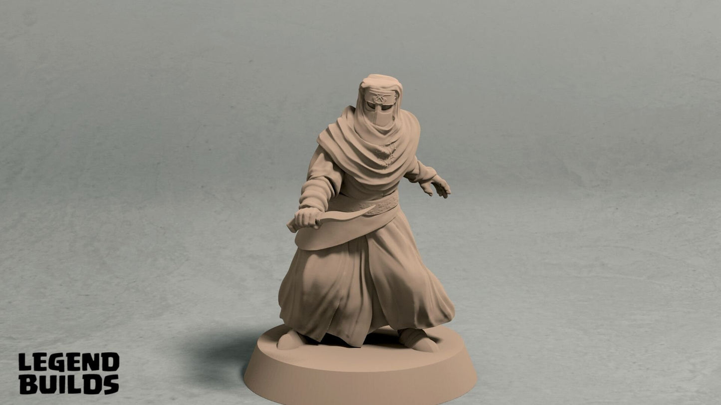 Daggers - Desert Cultists/City Guard Miniatures  | RPG Minis | D&D | DND | RPG | Tabletop Gaming |  From LegendBuilds