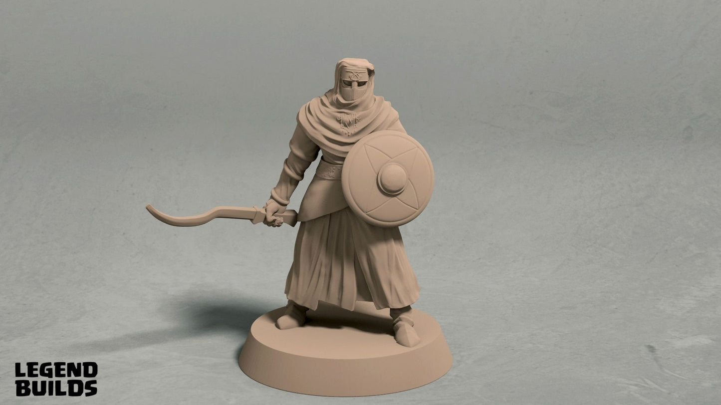 Swordsmen - Desert Cultists/City Guard Miniatures  | RPG Minis | D&D | DND | RPG | Tabletop Gaming |  From LegendBuilds