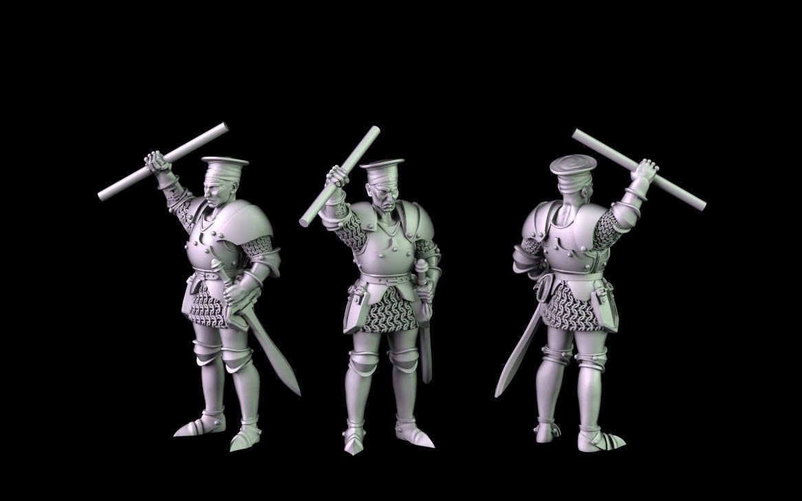 City Guard Miniatures - 5 Versions  | RPG Minis | D&D | DND | RPG | Tabletop Gaming |  From Cross Lances