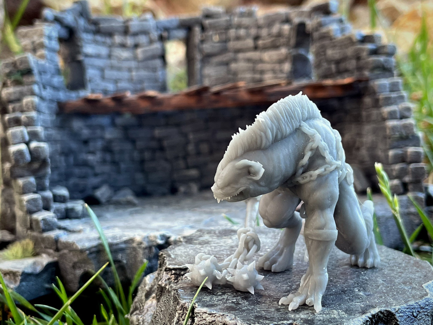 Yeenoghu Miniature  | RPG Minis | D&D | DND | RPG | Tabletop Gaming |  From Yasashii Kyojin Studios