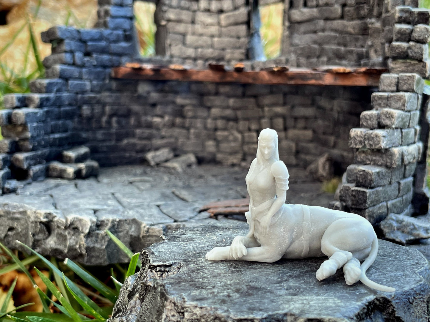 Lamia Miniature  | RPG Minis | D&D | DND | RPG | Tabletop Gaming |  From Yasashii Kyojin Studios