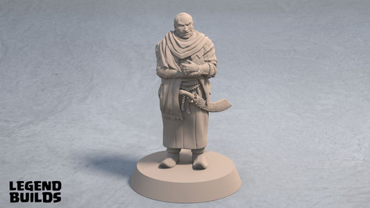 Male Merchant/Fighter Miniature  | RPG Minis | D&D | DND | RPG | Tabletop Gaming |  From LegendBuilds