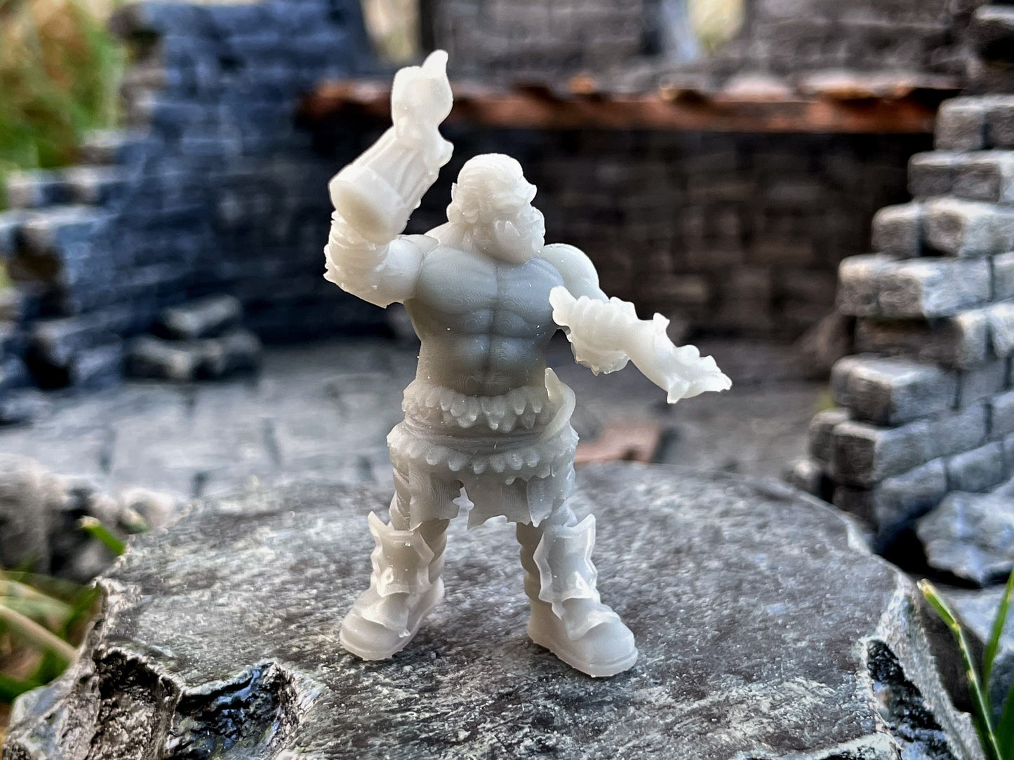 Half-Orc Fighter/Brawler Miniature | RPG Minis | Ork Mini | DND | D&D | RPG | Tabletop Gaming | Fantasy Minis | From Roleplaying Miniatures
