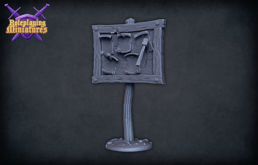 Job Board Miniature Scatter  | RPG Minis | DND | D&D | RPG | Tabletop Gaming |  From Roleplaying Miniatures